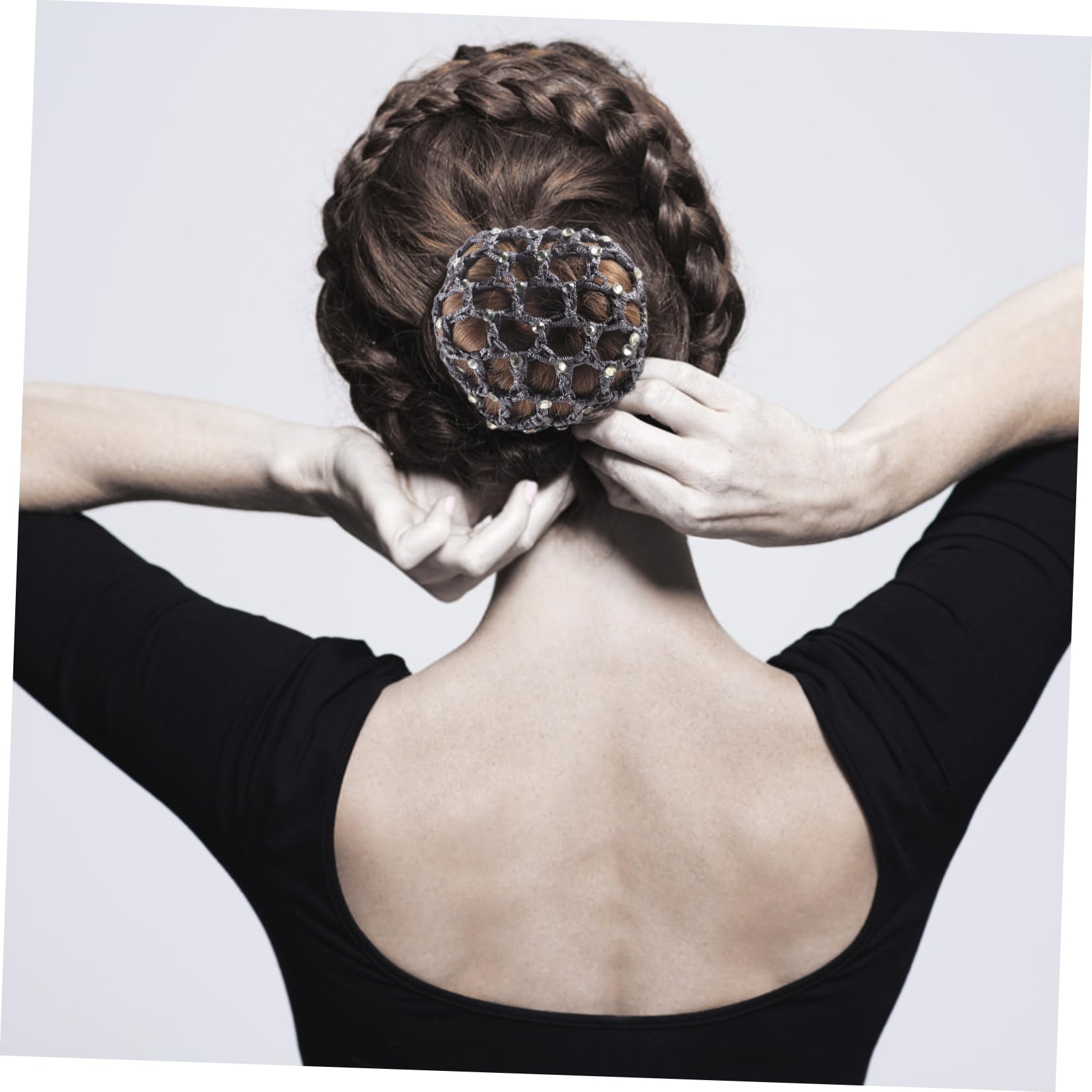 Amazon.co.jp: STAHAD 6個 バレエ用お団子ネット ヘアネット かぎ 編み